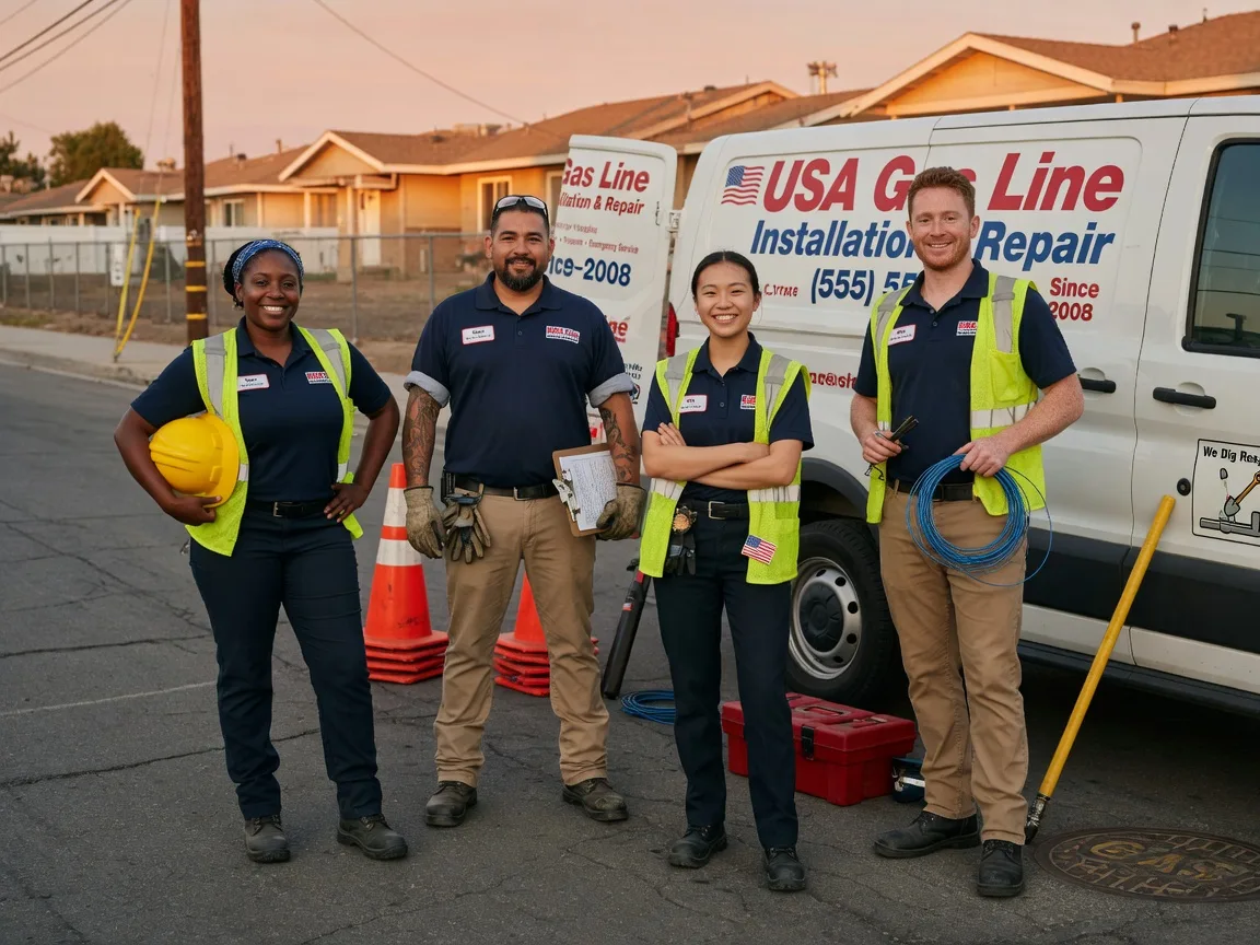 Gas Line Installation company in Frierson, LA